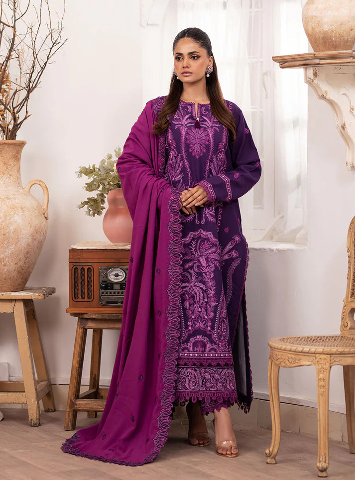 MERAKI BY ROHEENAZ FALL WINTER UN-STITCHED 3PC-NAOMI