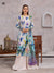 Pretty Petals By Gulljee Printed Embroidered Lawn Collection - D01