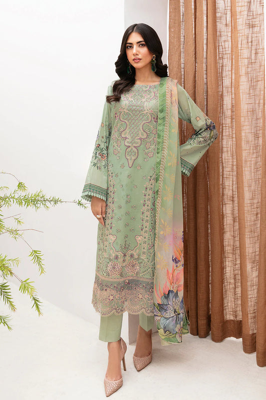 MASHAAL BY RAMSHA LUXURY LAWN-3PC | L-1101