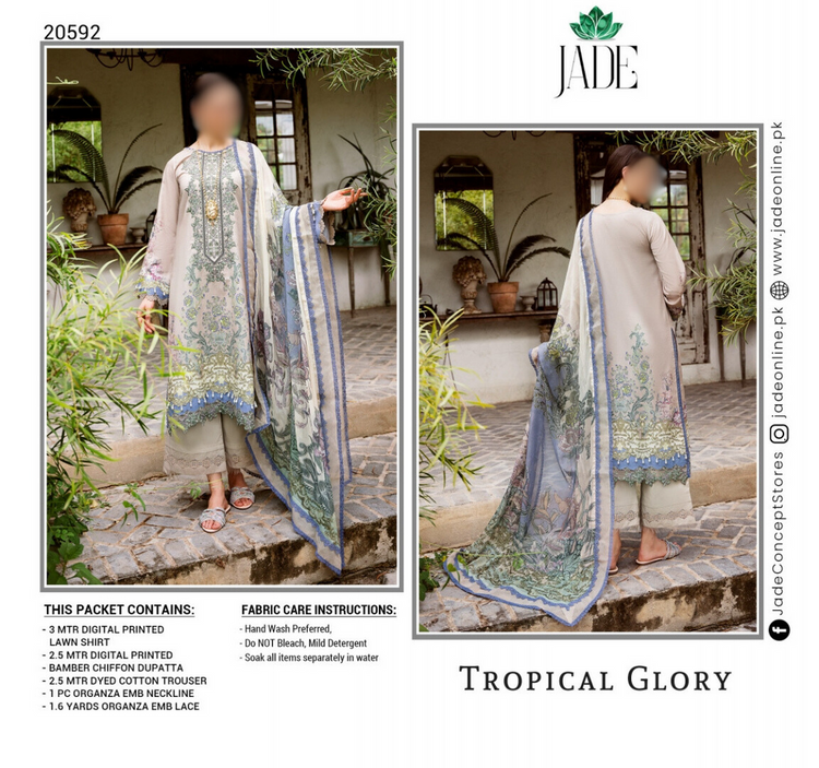 JADE TROPICAL GLORY LAWN-J-20592