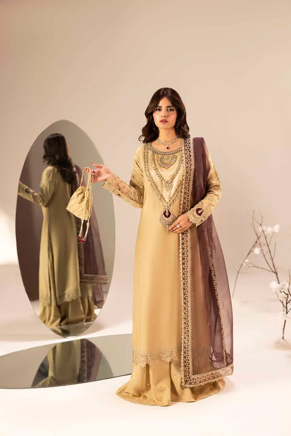ZARDOZI EID EDTION - 01 GOLD