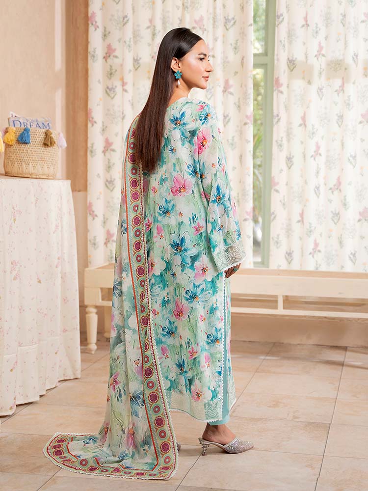 SAYA BY BRENISH UN-STITCHED LAWN | D-12