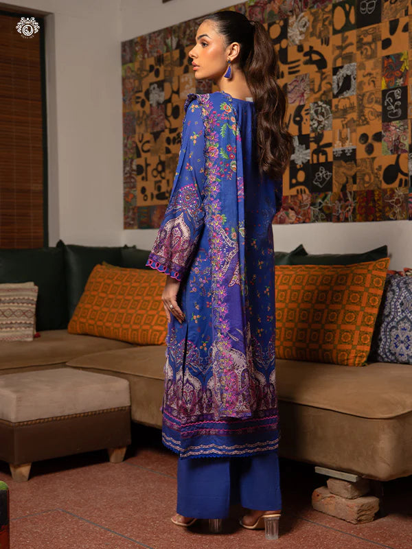 Akira By Gulljee Printed Embroidered Lawn Collection - D1