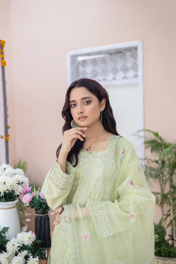 GEORGIA SEMI-STITCHED LAWN BY ZAINAB FAZLANI - SERENE