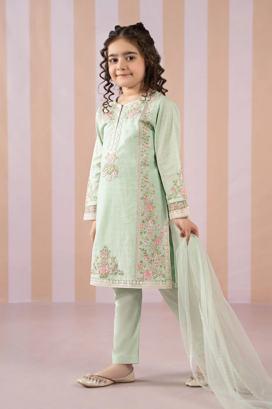 M KIDS BY MARIA B 2025 MKD-EF25-50 GREEN