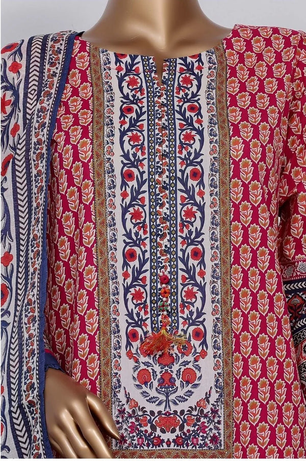 SADABAHAR PRINTED LAWN STITCHED 2025-D02