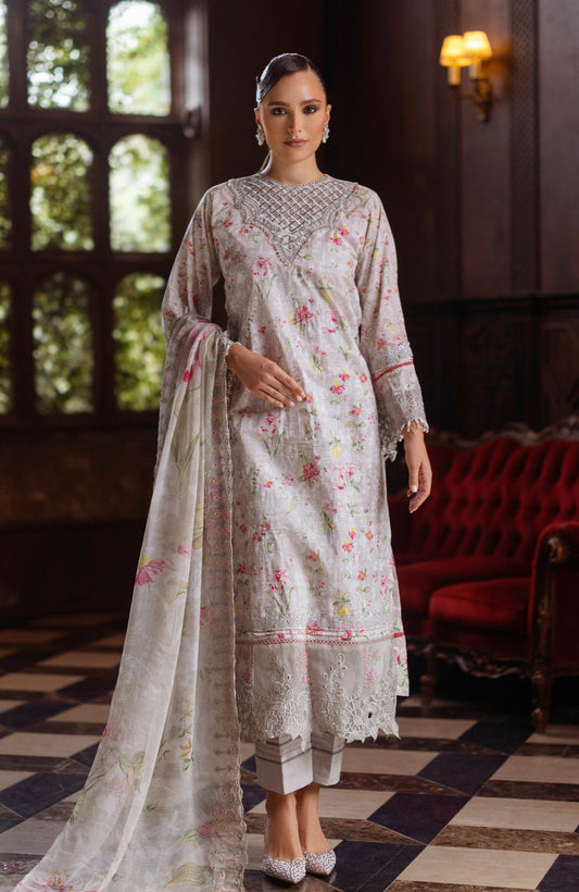 ALZOHAIB SUNSHINE BLOOM EID EDIT UN-STITCHED LAWN 25-D 02