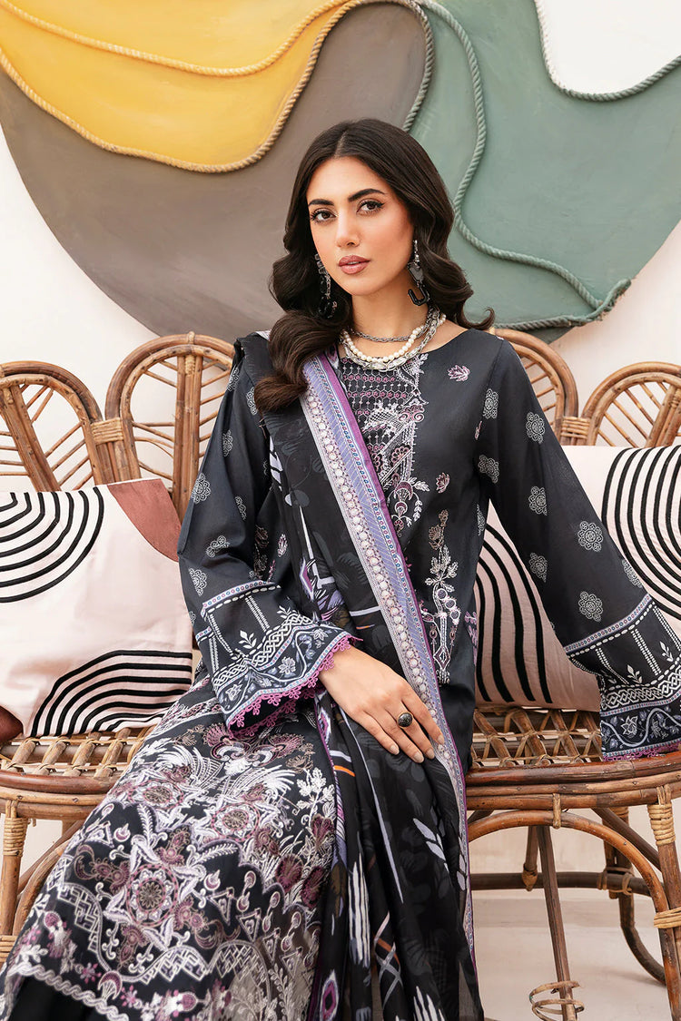 MASHAAL BY RAMSHA LUXURY LAWN-3PC | L-1102