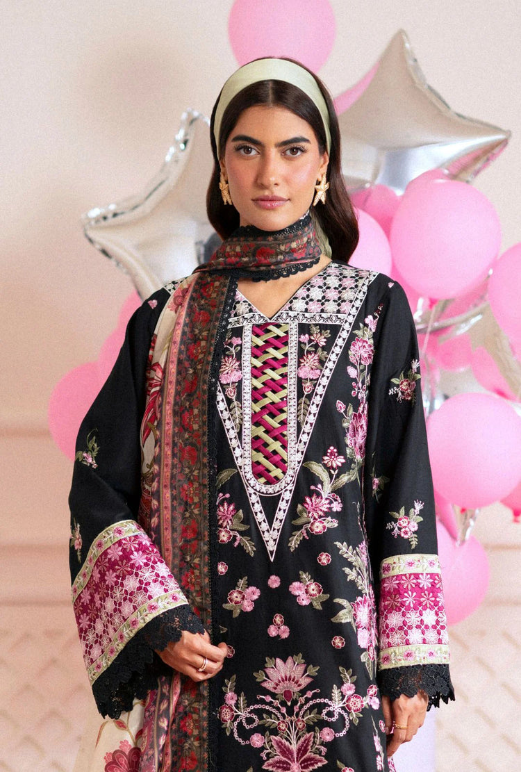 AJR SIGNATURE LAWN UN-STITCHED 3PC| DITSY