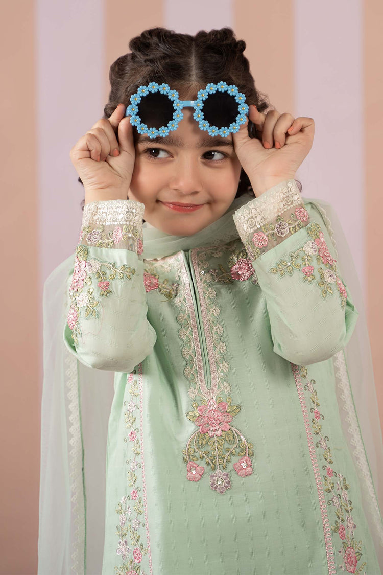 M KIDS BY MARIA B 2025 MKD-EF25-50 GREEN