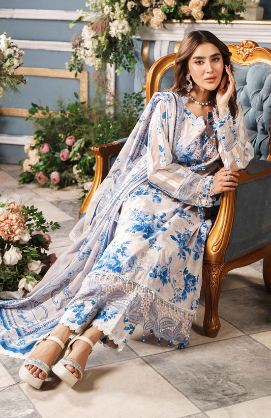 PRINTKARI BY ALZOHAIB CUTWORK UN-STITCHED 3PC | D-02