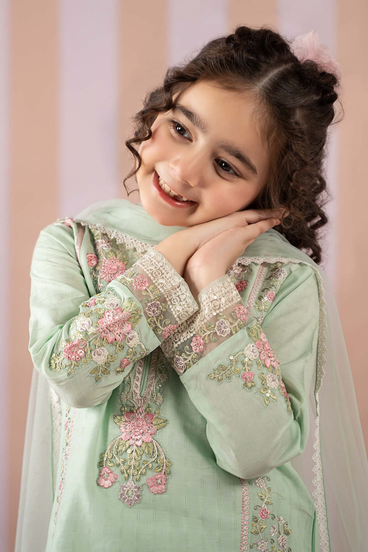 M KIDS BY MARIA B 2025 MKD-EF25-50 GREEN
