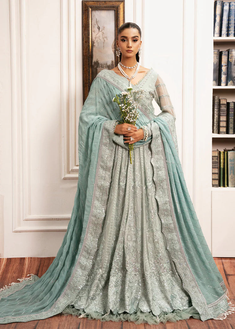 INAYAT ALIF BY AJR LUXURY WEDDING UN-STITCHED 3PC| EQUISITE-ROSE