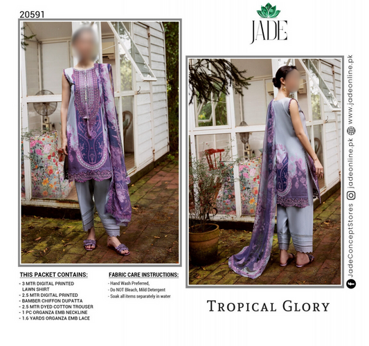 JADE TROPICAL GLORY LAWN-J-20591