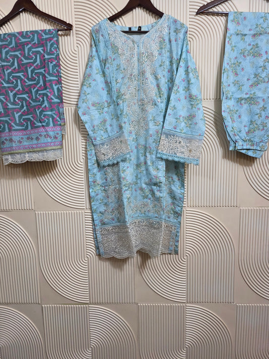 SADABAHAR SIGNATURE STITCHED LAWN D-01