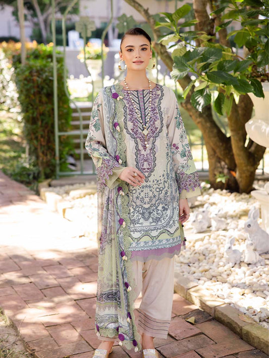 JADE BLISS UN-STITCHED 3PC | BL-20738