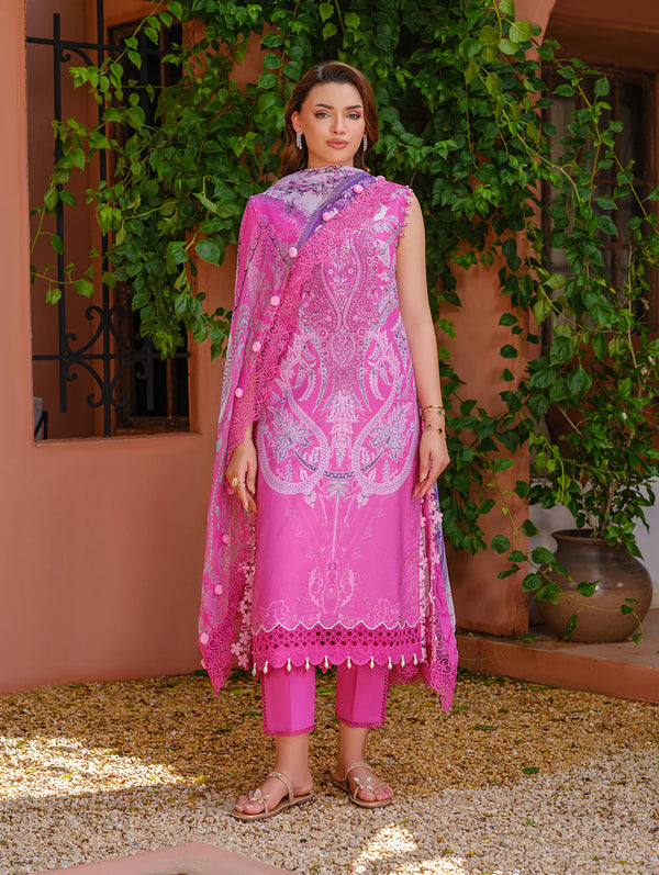 JADE URBANE EMBROIDERED CAMBRIC LAWN | D-01