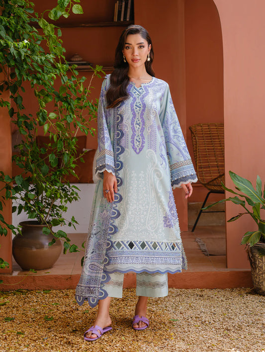 JADE URBANE EMBROIDERED CAMBRIC LAWN | D-04