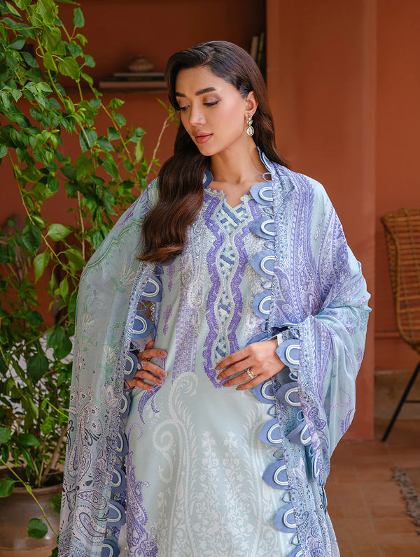 JADE URBANE EMBROIDERED CAMBRIC LAWN | D-04