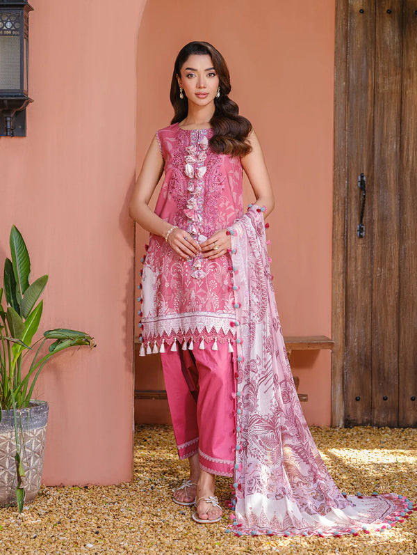 JADE URBANE EMBROIDERED CAMBRIC LAWN | D-05