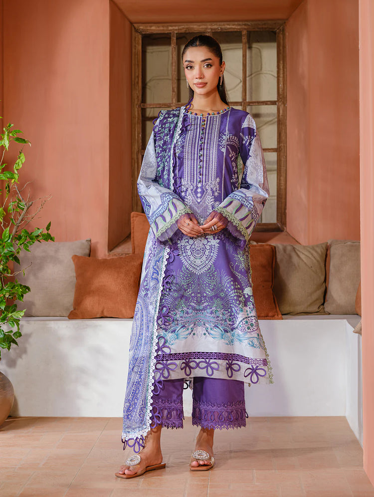 JADE URBANE EMBROIDERED CAMBRIC LAWN | D-07