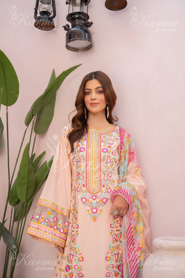 KARMA NAQSH- HOT PINK