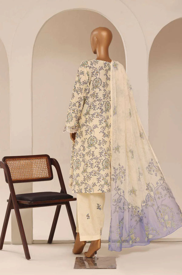 SADABAHAR RAYA EMBROIDERED-D 01
