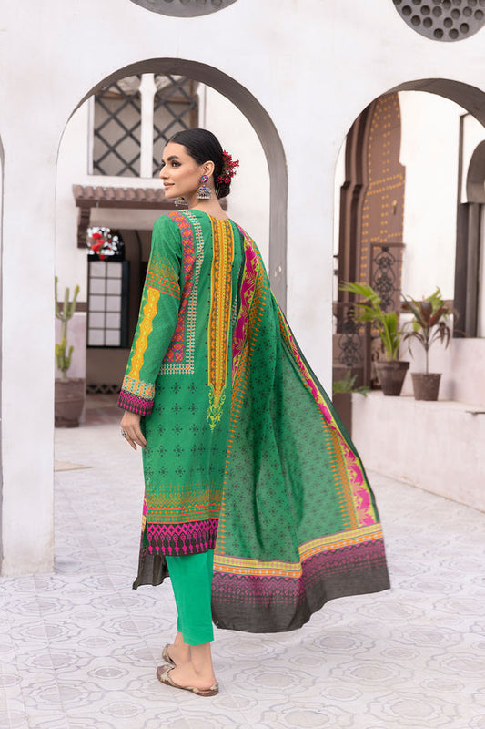 MAJESTIC UNSTITCHED LAWN EMBROIDERED BY JOHRA- JH-720