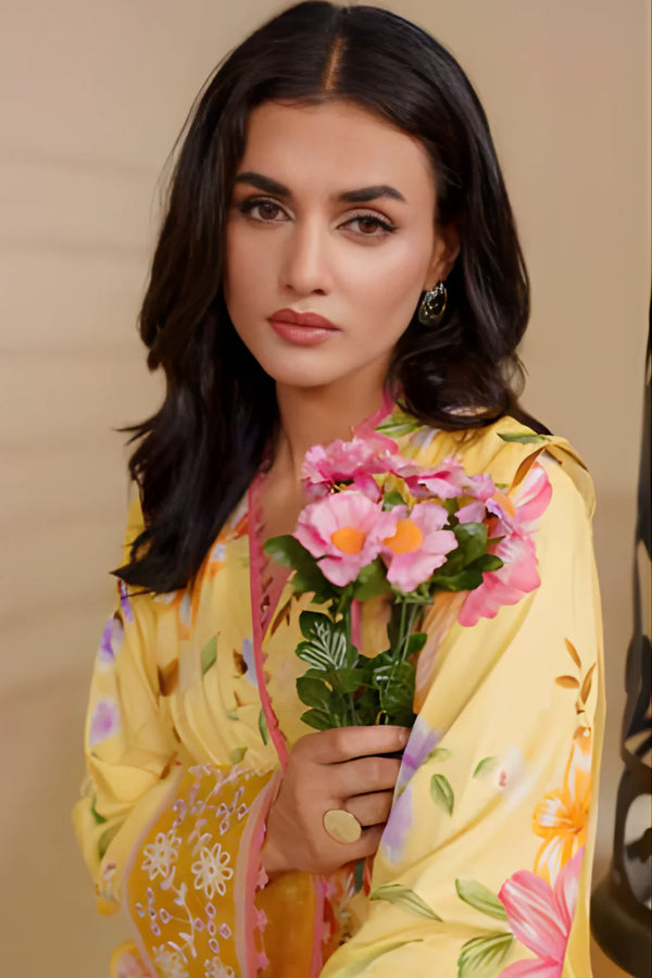 MAHVEEN BY JOHRA UN-STITCHED 3PC | JH-1142-MVN