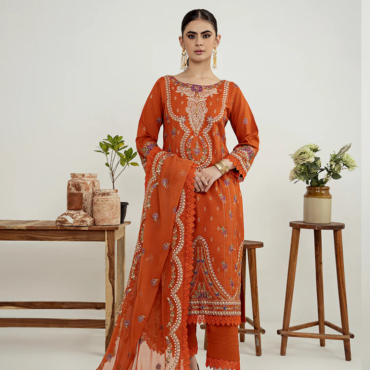 ANQARA BY ZAINAB FAZLANI UN-STITCHED 3PC | Hana