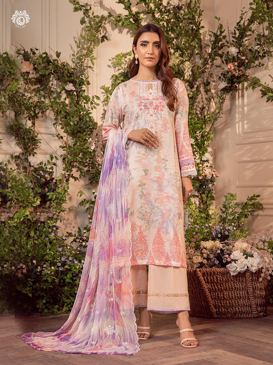 MEERA BY GULLJEE | EMBROIDERED LAWN | D-06