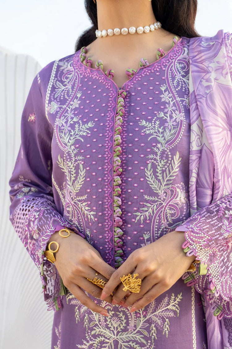 SAAGAR BY AABYAAN LUXURY FESTIVE LAWN | ZARQA