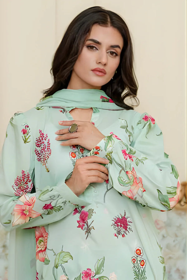 MAHVEEN BY JOHRA UN-STITCHED 3PC | JH-1143-MVN
