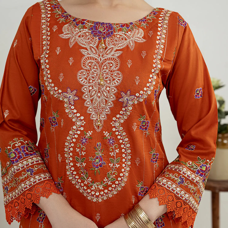 ANQARA BY ZAINAB FAZLANI UN-STITCHED 3PC | Hana