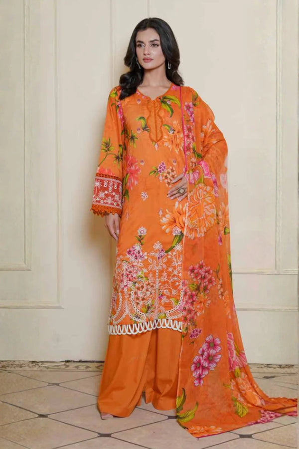 MAHVEEN BY JOHRA UN-STITCHED 3PC | JH-1144-MVN