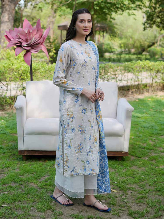 TWINKLING 3-Piece Unstitched Digital Printed Lawn Suit