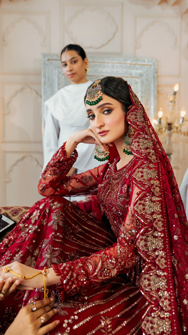 ZIRCON BY ZEBTAN UN-STITCHED 3PC | ANARKALI ZQ-09