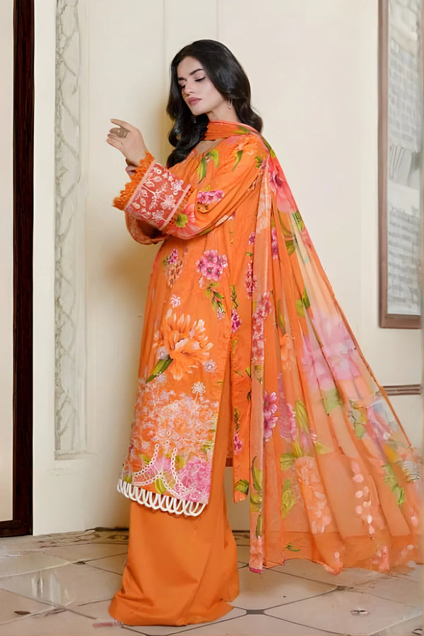 MAHVEEN BY JOHRA UN-STITCHED 3PC | JH-1144-MVN