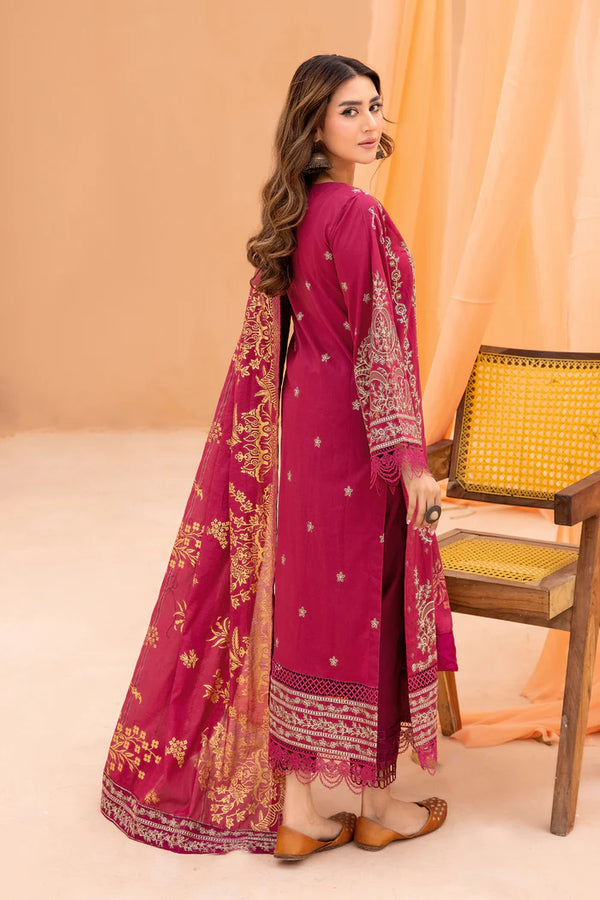 SHAMS BY JOHRA UN-STITCHED 3PC | JH:284:SHM