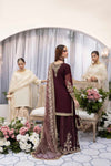 ZARDOZI NIKAH- 02 MAROON