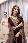 ZARDOZI NIKAH- 02 MAROON