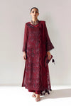 AYMAL BY ALIZEH UN-STITCHED 3PC| 2200-RIKA MAROON