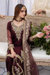 ZARDOZI NIKAH- 02 MAROON