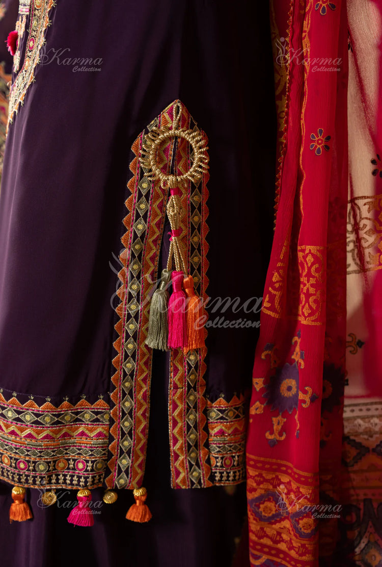 ROOHI KARMA- Plum Purple