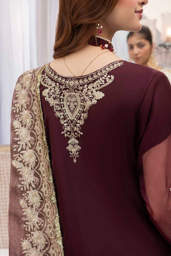 ZARDOZI NIKAH- 02 MAROON