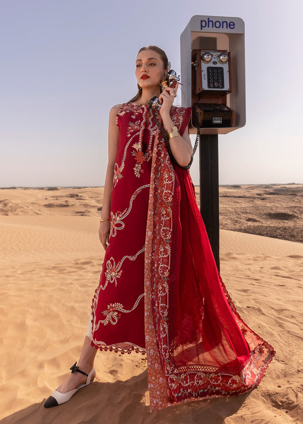 FLOW BY CRIMSON LUXURY LAWN | D-08B
