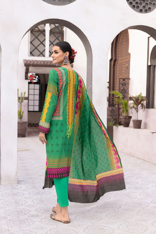 MAJESTIC UNSTITCHED LAWN EMBROIDERED BY JOHRA- JH-720