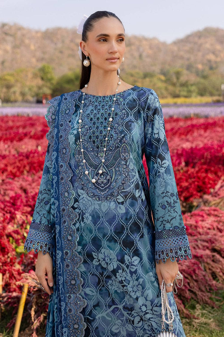 NUREH BLOOM UN-STITCHED 3PC | 03