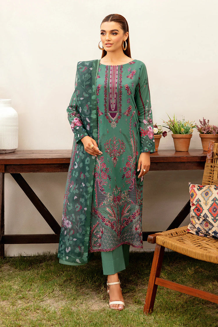 MASHAAL BY RAMSHA LUXURY LAWN-3PC | L-1202