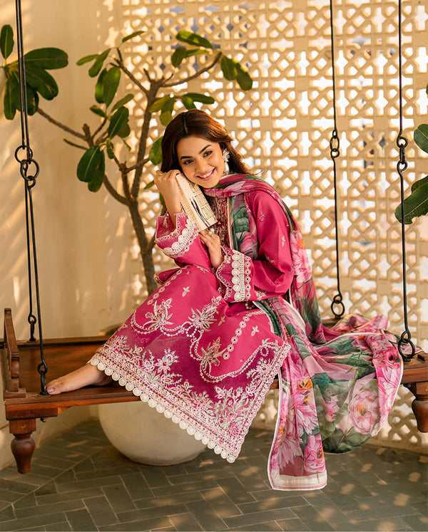 AASHIYANA BY ROHEENAZ UN-STITCHED 3PC | Afifa